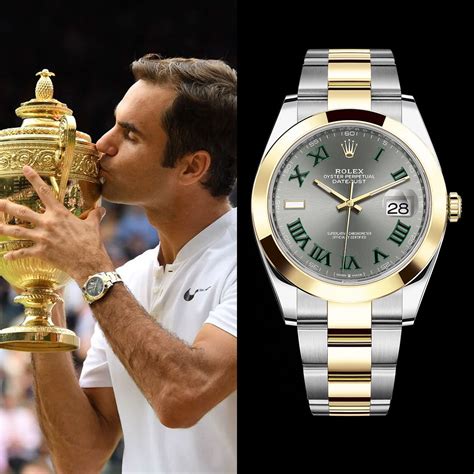 rodger federer's watch for rolex during wimbledon|roger federer wimbledon theme.